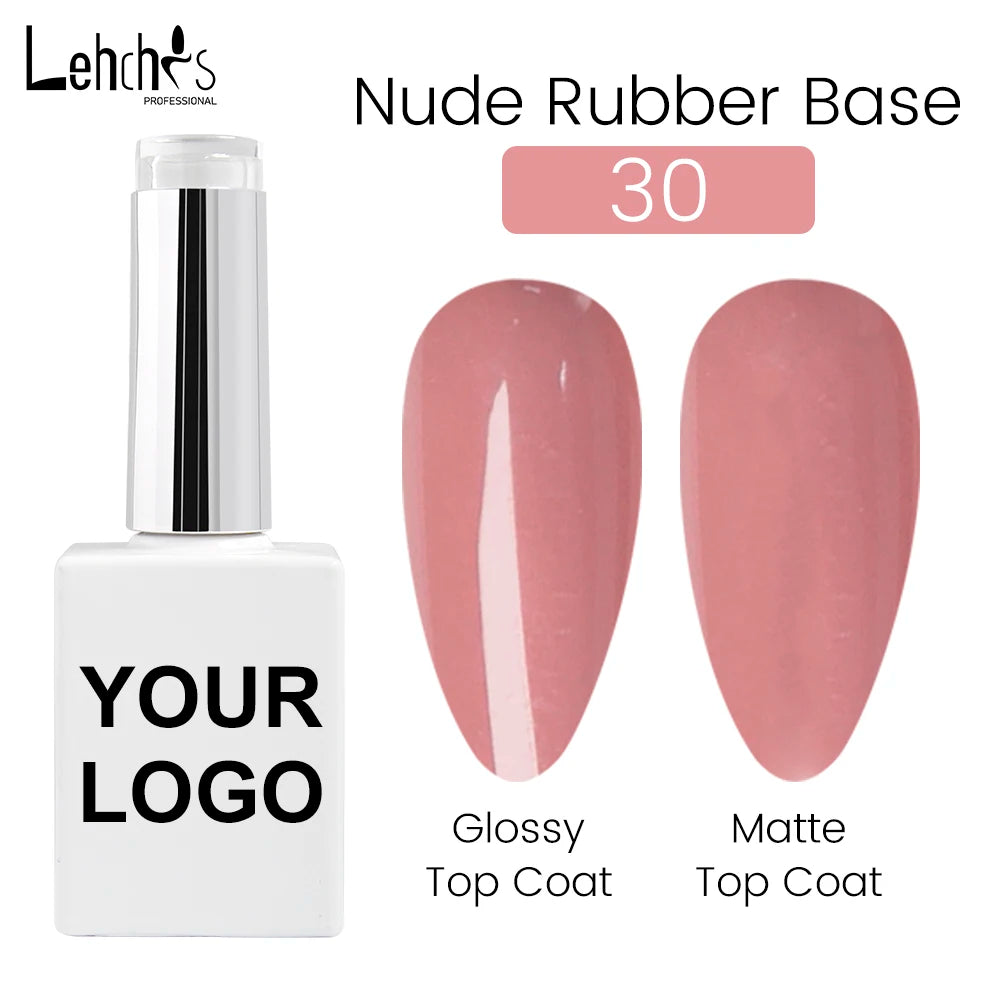 Lehchis 15ml Nude UV Gel Nail Polish Soak off French Nail Camouflage Base Halal Certified for Salon Art Use Customizable Logo