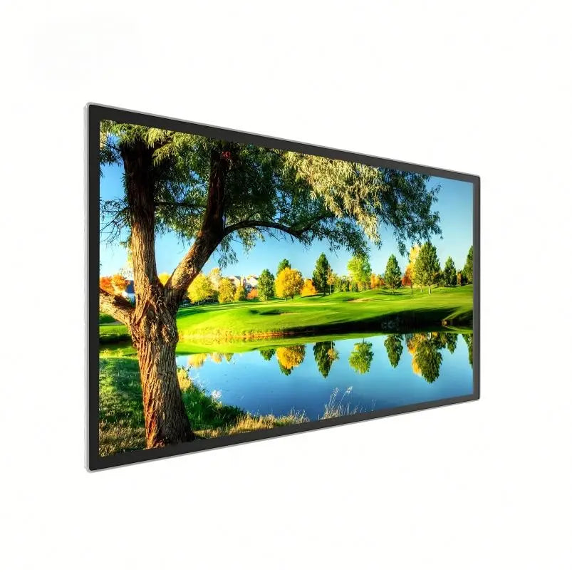 50inch Slim LCD Touchscreen Wall-Mount Digital Signage for Retail Store Shopping Mall Elevator Wayfinding IP65 Advertising