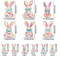 Cross-border New Easter Bunny Iron-On Transfer Clothing Logo Print Pattern Offset Printing Heat Transfer Sticker