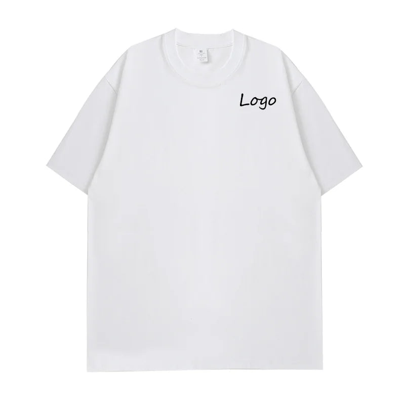 2026 Hot Selling Customize Color and Logo Multi-Color Breathable Cotton Fabric Tshirt Men's Round Neck Loose-Fit Fashion T-Shirt