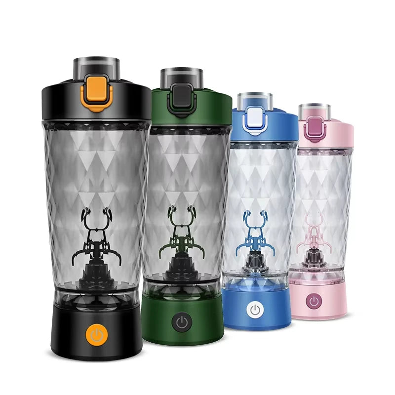 Automatic Protein Blender Shaker Bottle Best Electric Motivation for Gym Use New Design Logo Printing USB Storage Household RV