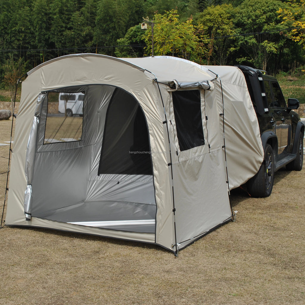 Car Rear Rest Tent Long-distance Driver's Tent 2/3 Person Car Tent, SUV Tailgate Tent, Car Hatchback Tent with Screen Window