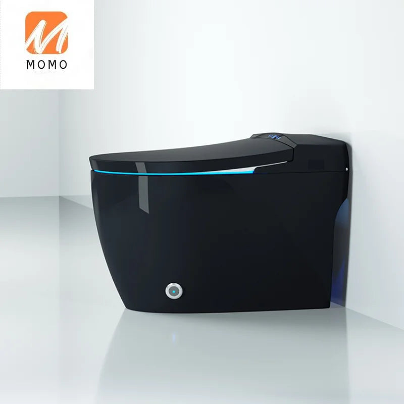 Automatic flushing without water tank integrated black electronic intelligence