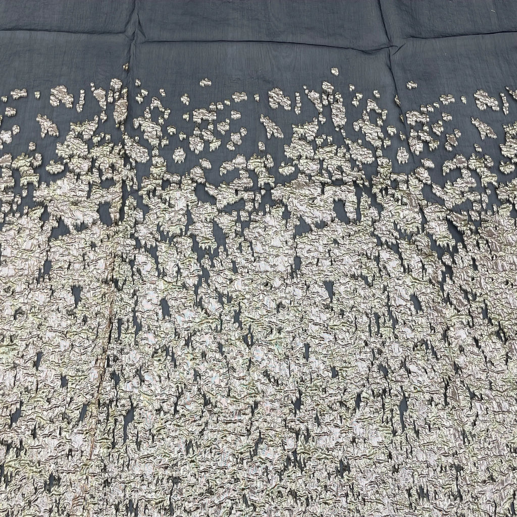 Organza Jacquard Fabric for Women's Dresses New Breathable Embroidery Cloth Decoration Woven Yarn Dyed Pattern for Boys Girls