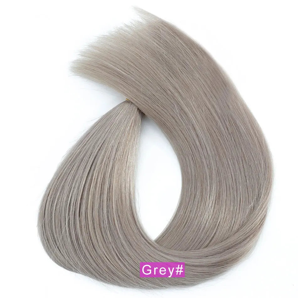 Factory Supply U Tip Hair Extensions 100% Natural Virgin Raw Hairs Customized Color U Tip Human Hair Extensions