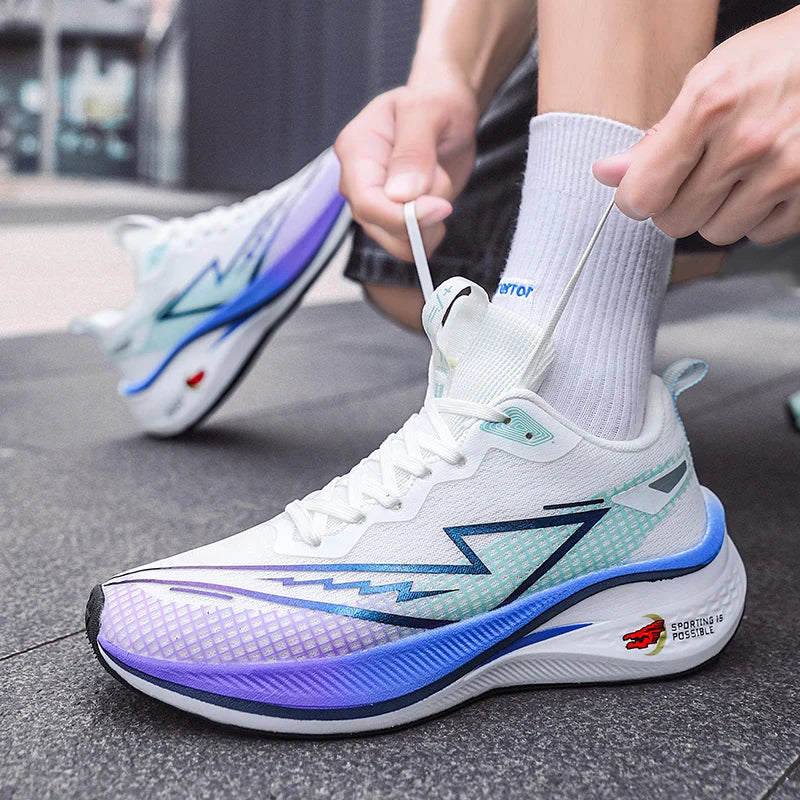Wholesale New Fashion High Quality  Ultra Flexible Light Weight Air Cushion Support Custom Men Women Sneakers Running Shoes