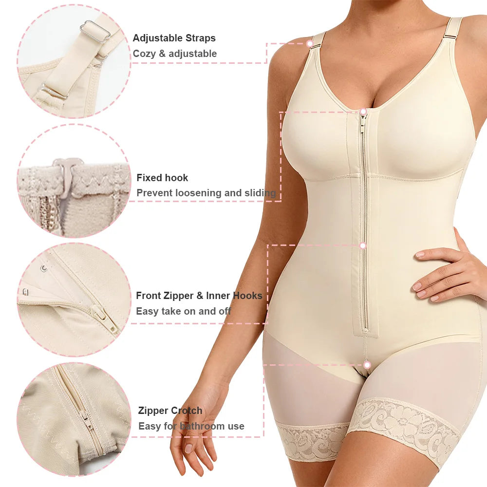Atbuty Drop Ship Tiktok Hot Selling Postpartum Tummy Control Body Shaper Butt Lifter Bodysuit Shaper for Women