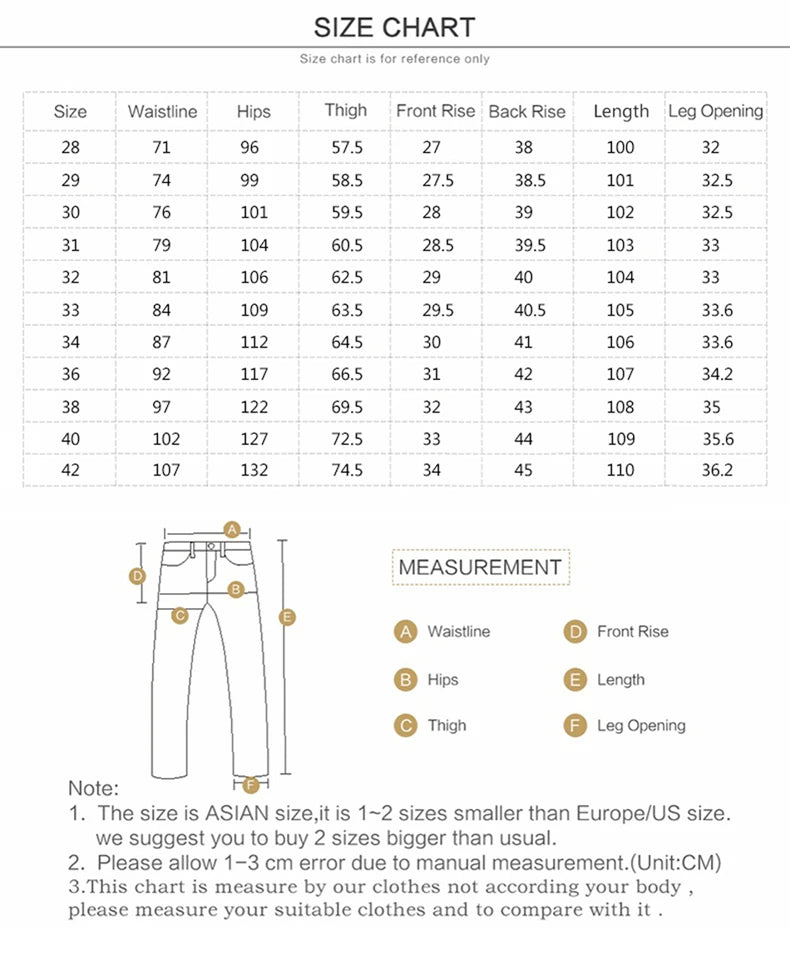 New Trendy Brand Jeans for Men Spring Autumn Slim Fit Small Feet Elastic Water Washed Retro Trendy Casual Long Pants