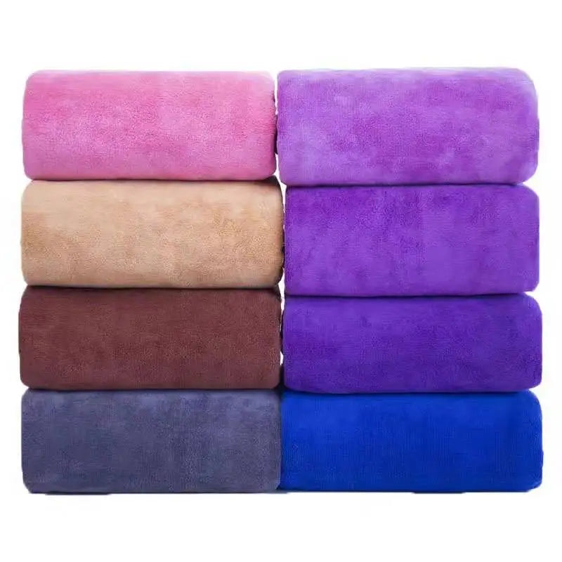 Customized logo Microfiber Large Bath Towels Fabric Hair Towel Dress Body Wrap Towels for Beauty Salon Spa Massage