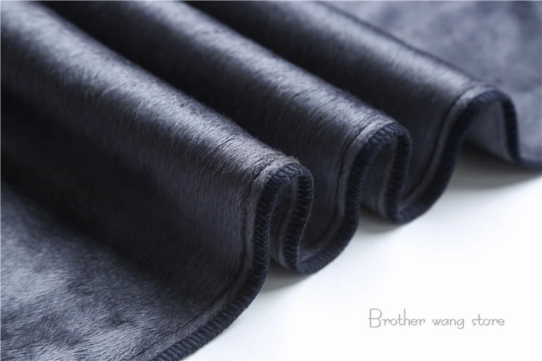 Winter New Men's Warm Casual Pants Business Fashion Fleece Thick Plaid Trousers Office Stretch Pants Male Brand Clothing
