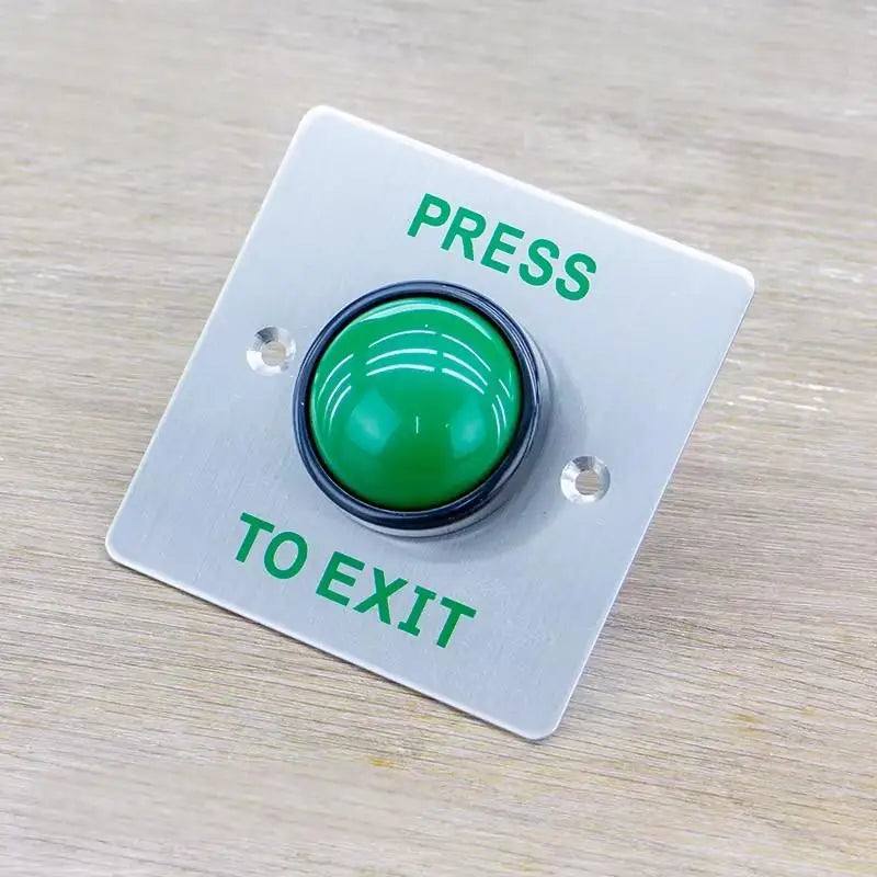 12V NO/NC/COM Stainless Steel Outdoor Waterproof IP67 Door Lock Release Open Push to Mushroom Exit Button Switch