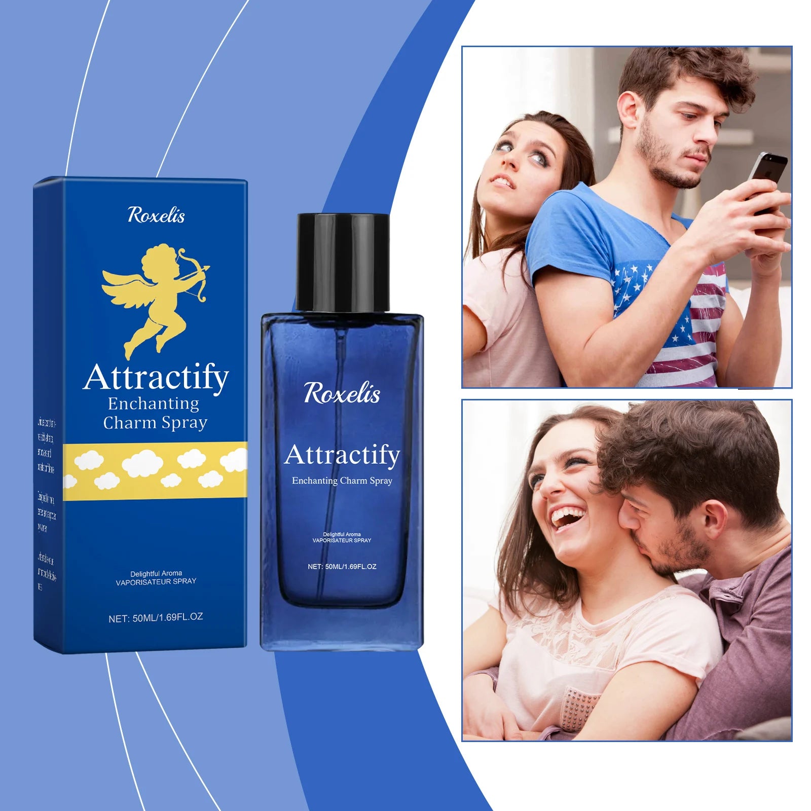 50ml Charm Spray Women Perfume Floral Fragrance USA Warehouse Long Lasting OEM Custom Logo Private Label