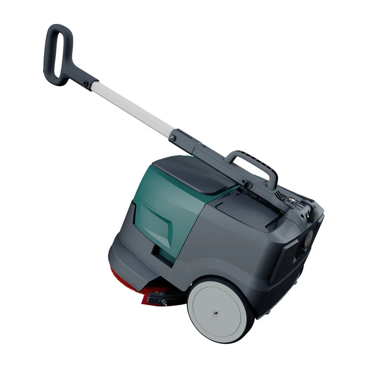 CleanHorse K1 Popular Product Small Dual Brush Walk Behind Household Electric Floor Scrubber