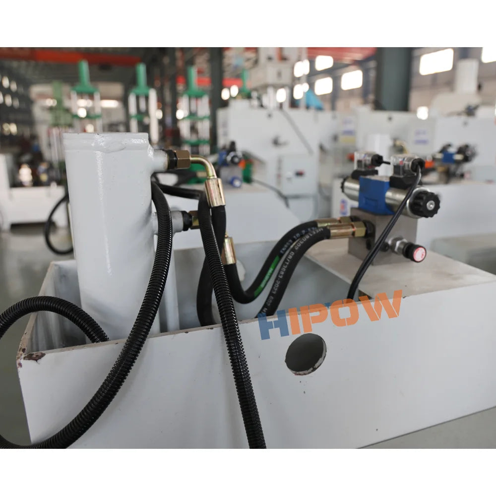 HIPOW Y41-5T Automatic Single Column Hydraulic Press 220/380/400/415V 50/60Hz 900mm Slide Stroke PLC Engine Bearings 3kW Motor
