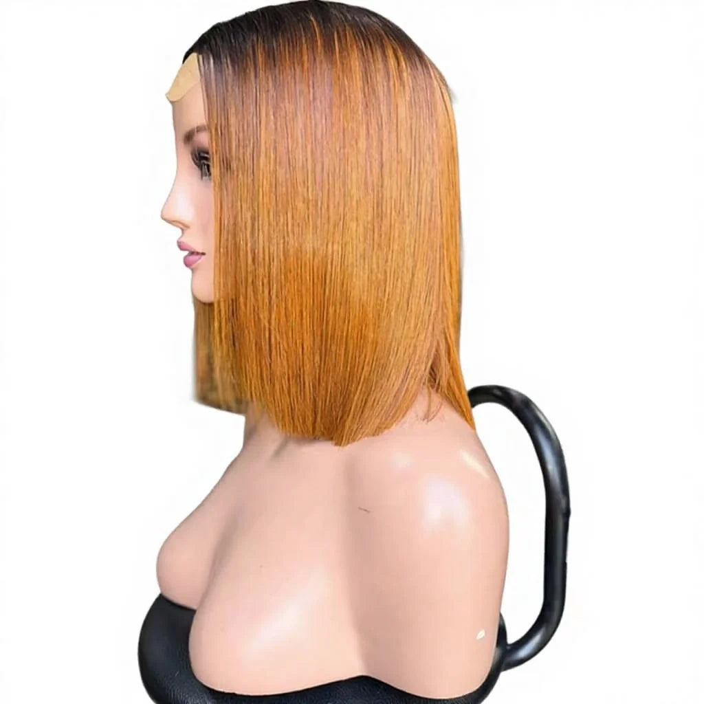 10 Inch Vietnamese Virgin Bob Wig Remy Hair Lace Machine Double Weft 4 Combs Variety Waves (Body/Kinky/Natural/Loose Color