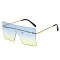 Superhot Eyewear 10239 Fashion Women Sun Glasses Oversized Square Rimless Sunglasses
