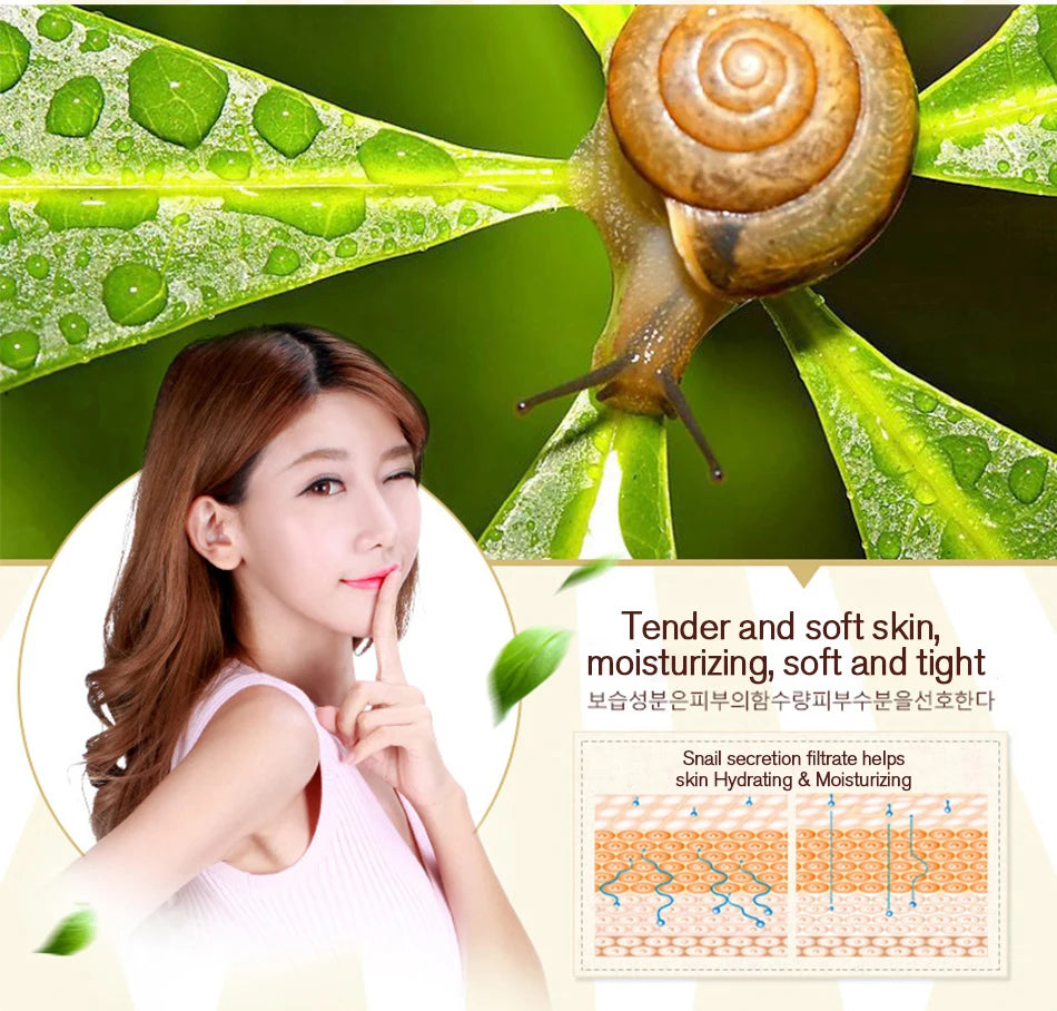 ROREC Hyaluronic Acid Snail  Eye Serum Essence Dark Circle Firming  Eyes Cream  Anti Wrinkle Korean Cosmetics Skin Care