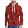 Men's Hoodies Custom Blue Polynesian Pohnpei Tribal Designer Sweater Boy Casual Oversized Hoodies Sweater