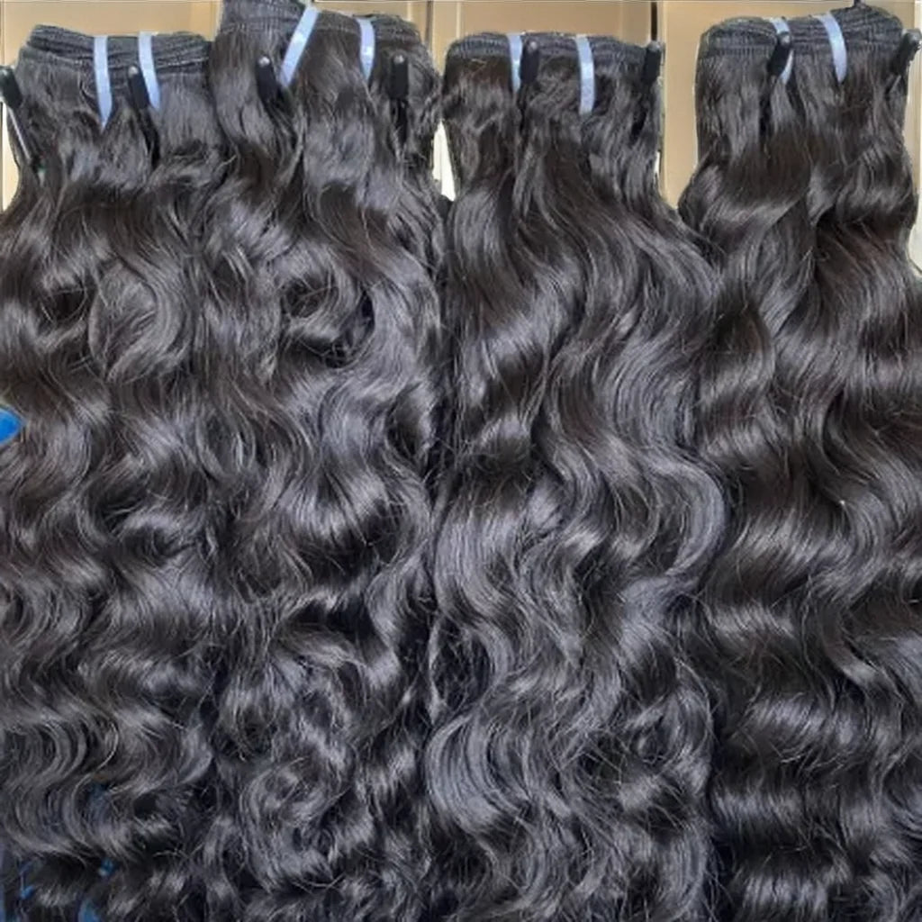 Wholesale Light Color Aligned Cuticle Raw Human Hair Extensions Indian Body Wave Style from Supplier for US Market