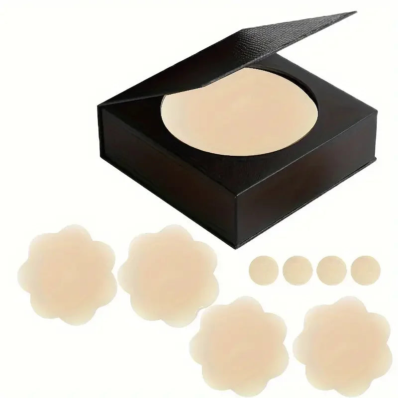 8CM Silicone Waterproof Breathable Matte Invisible Adhesive Nipple Covers & Pasties