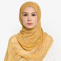 W-New Women's Sequins Glitter Cotton Scarf Hijab Shimmer Muslim Scarves Head Wraps