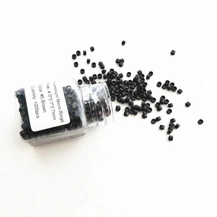 Top Quality Human Hair Extension Bead Links  Micro Rings  Hair Extension Tools  4.0*2.7*2.7mm