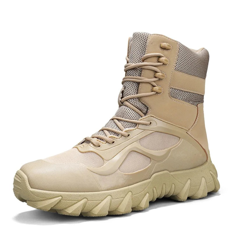 High Quality Outdoor High-Top Hiking Shoes Non-Slip Rubber Footwear Factory Price Sneakers and Boots