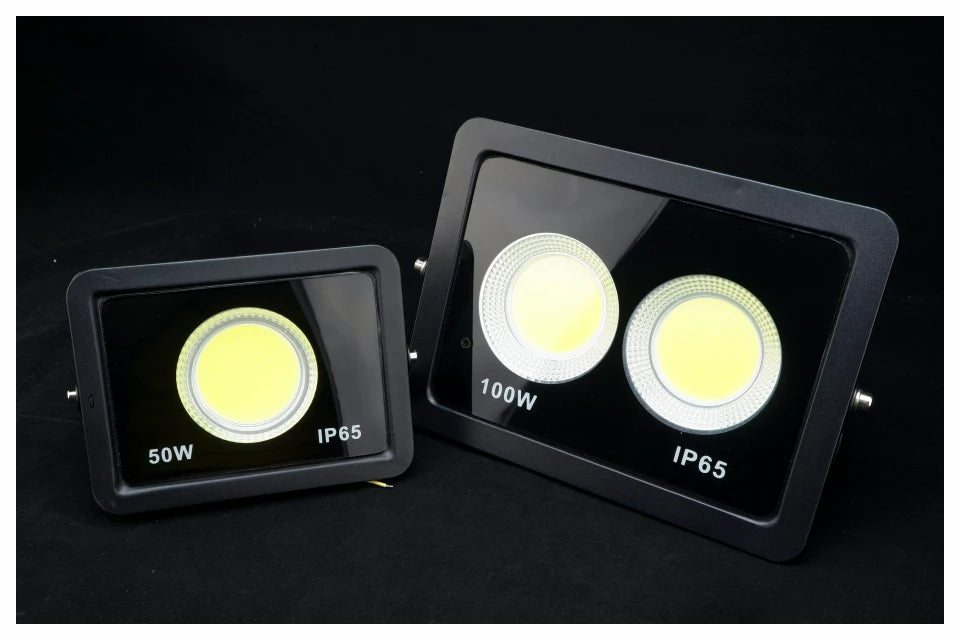 LED COB Floodlight 300W 200W 100W 50W Flood Light Outdoor Lighting 220V Spotlight IP65 Modern Waterproof Outdoor Led Garden Lamp