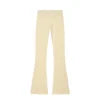 PB&ZA Women 2025 Autumn New Chic Fashion Elastic Waist Horn Pants Vintage High Waist Female Trousers Mujer