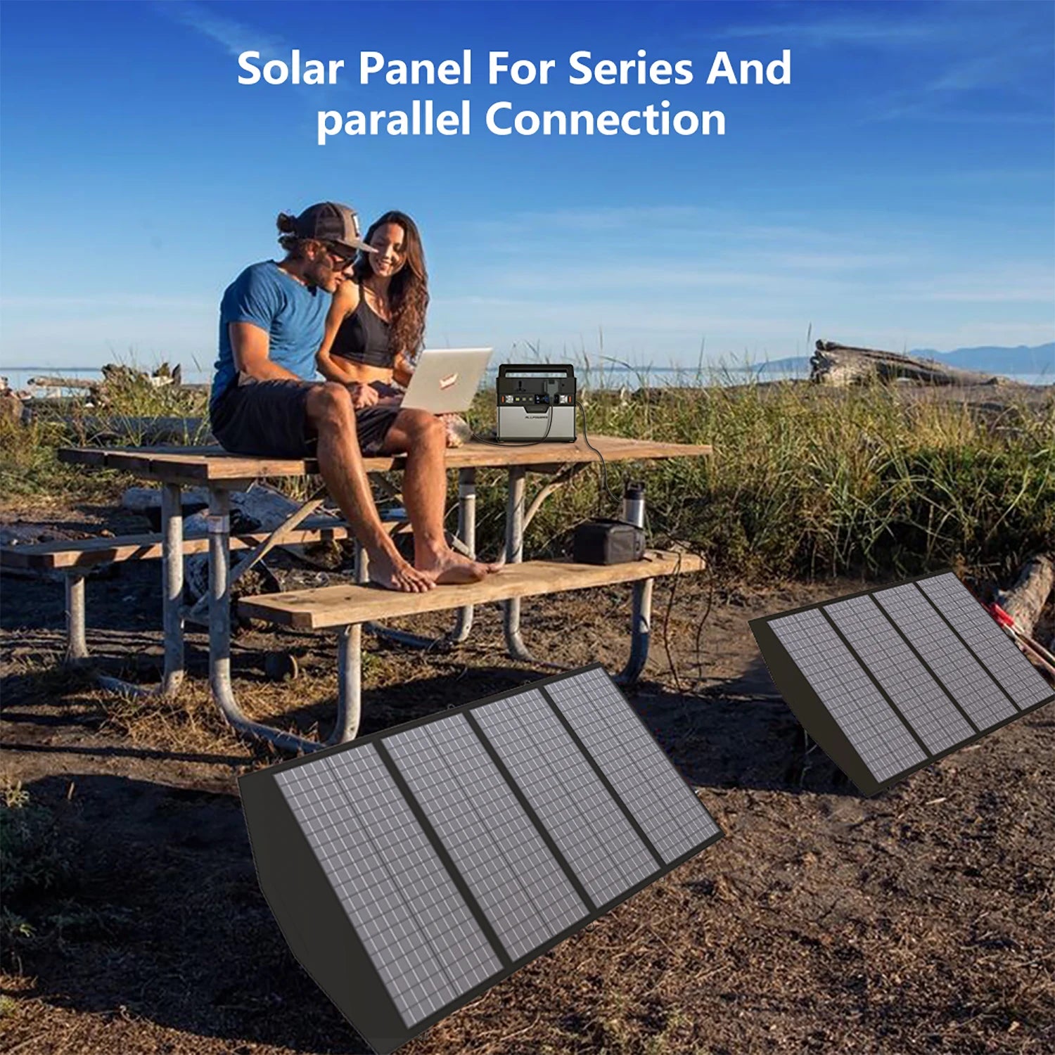 ALLPOWERS Foldable Solar Panel 60/100/140/200W Mobile Solar Charger for Power Supply Laptop Solar Generator Fishing