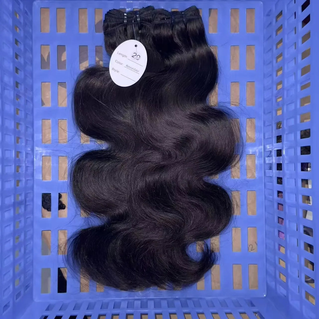 10-24 Inch  Wholesale Body Wave Hair Bundles Raw Vietnamese Hair Double Drawn Raw Bundles Human Hair Vendor