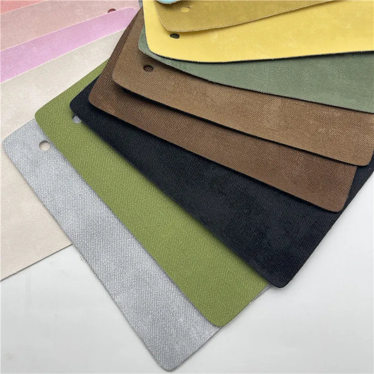 PU Synthetic Leather Fabric Odourless Faux Leather Sheets Home Upholstery Fabric for Shoes