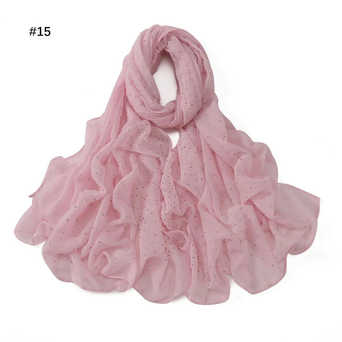 Zifeng OME Travel Photo Art Pure Color Full Star Hot Diamond Cotton Linen Monochrome Cape Scarves & Shawls