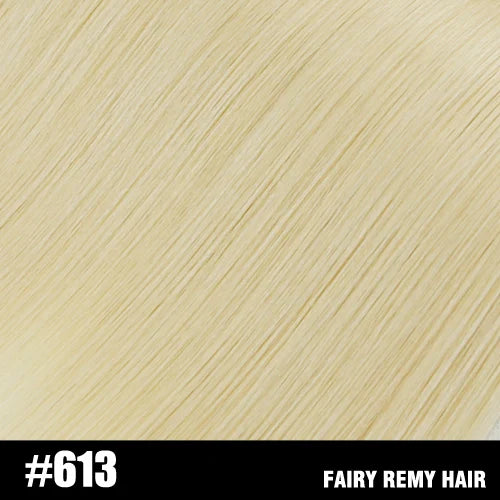 Fairy Remy Hair 20-22" Remy Keratin Flat Tip Human Hair Extensions Straight Capsules Natural Pre Bonded Hair 0.8g/Strand