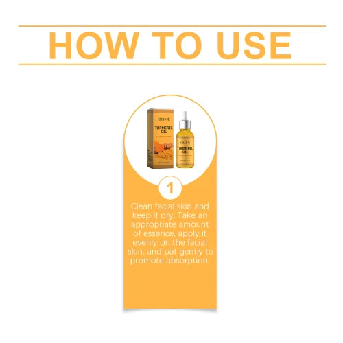 EELHOE Turmeric Essential Oil Hydrating And Repairing Facial Delicate Moisturizing Skin Care Essence