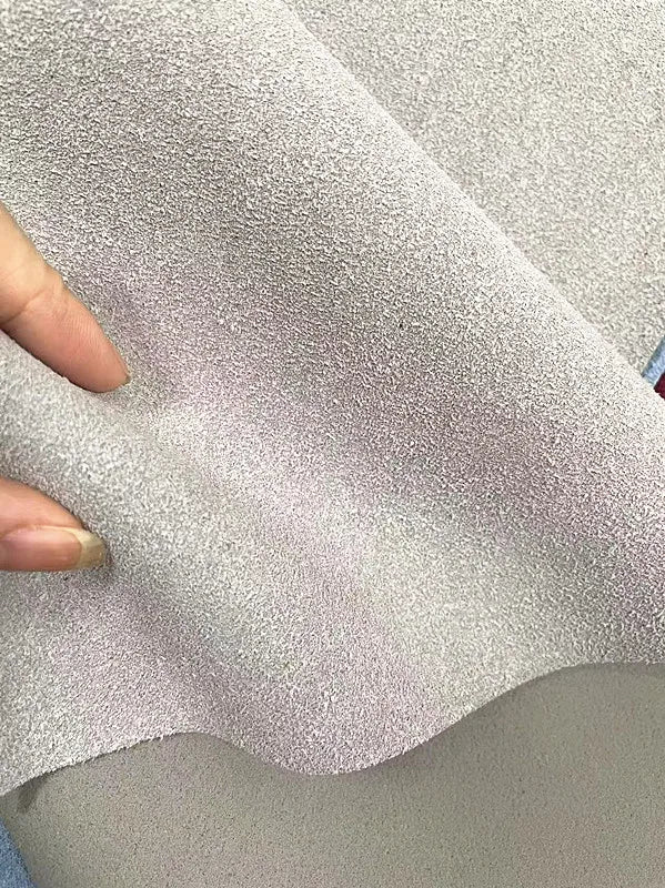 Suede Face Texture Pu Synthetic Leather Fabric Customised Imitation Real Leather for Shoes Cuero Gamuza
