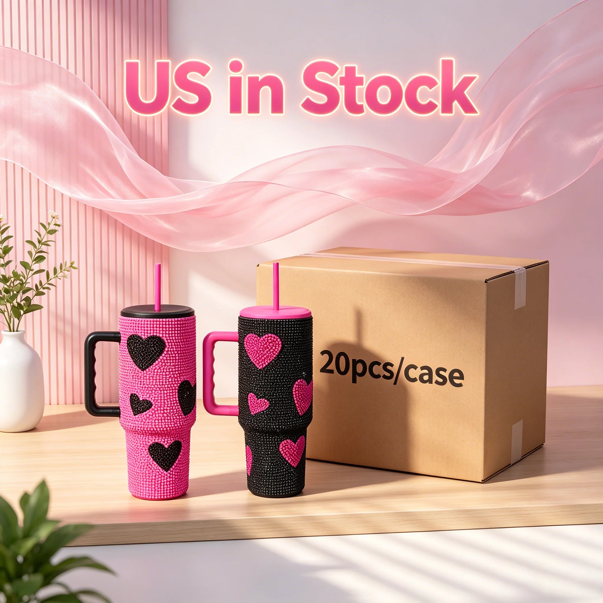 Us Warehouse 40 OZ Colorful Rainbow Plated Easy Clean Camping Gear 40 OZ Vacuum Tumbler for Home Office Outdoor Daily Use