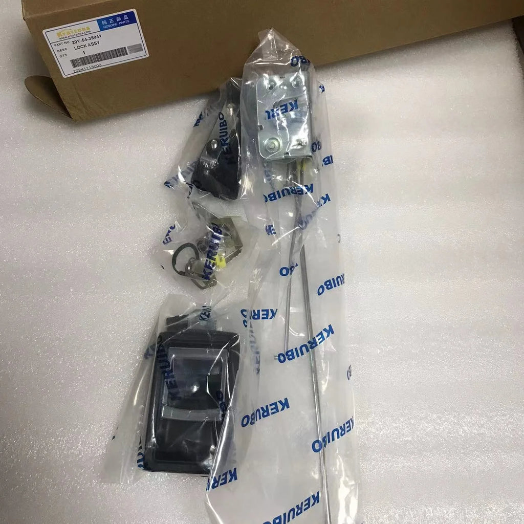 Excavator Parts Cab Door Lock Assy 20Y-54-35941 20Y5435941 for Komatsu PC100-6 PC120-6 PC200-6 PC210-6 PC220-6 PC300-6 PC400-6