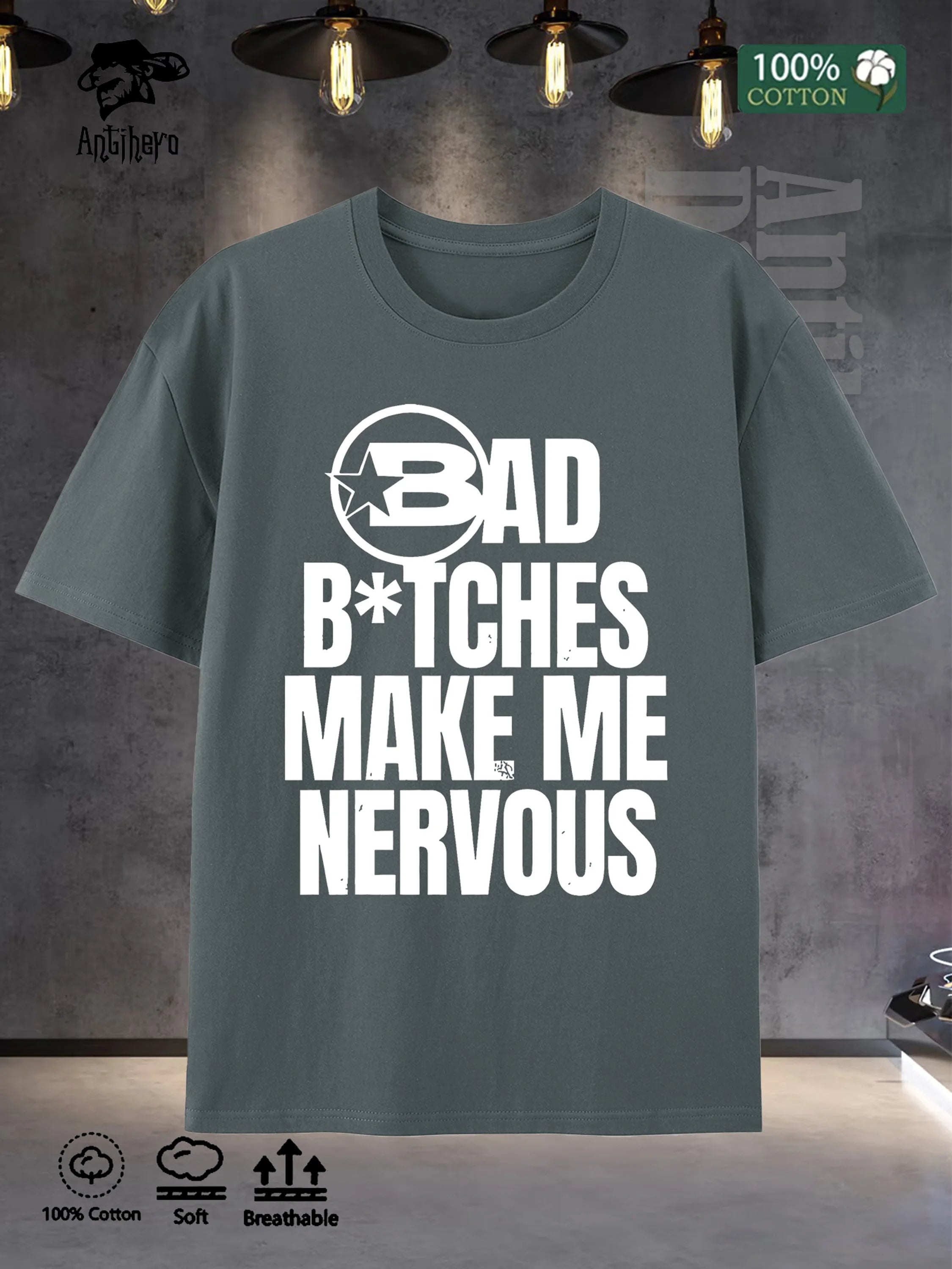 Mens 100 Cotton Oversized T Shirt Streetwear 5 Colors Soft Comfortable 2025 Tee USA Warehouse