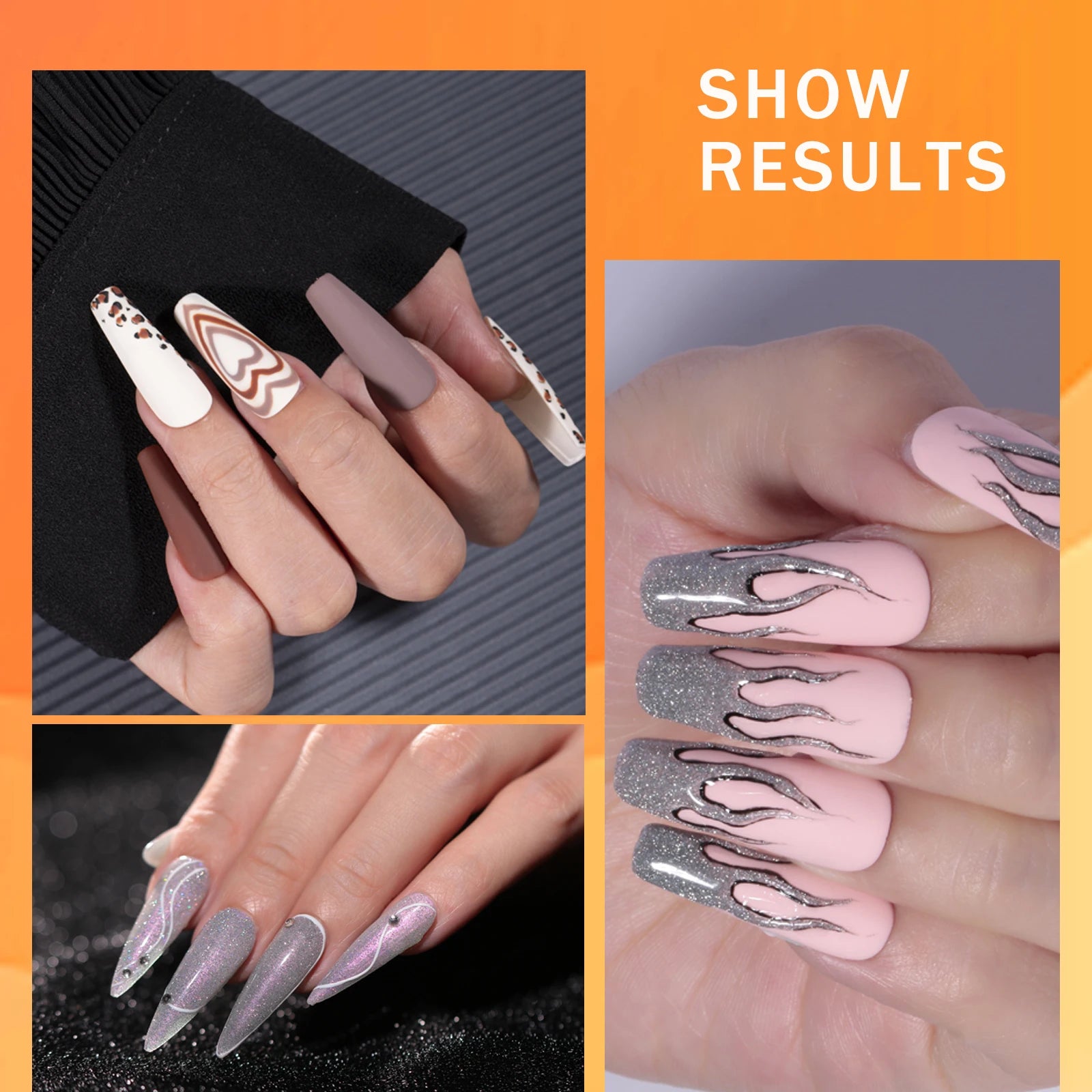 JITNG Factory Price High Quality Pigment Natural Resin Nail Gel Polish UV LED Lamp Gel 6colors Kit OEM Custom Private Brand logo