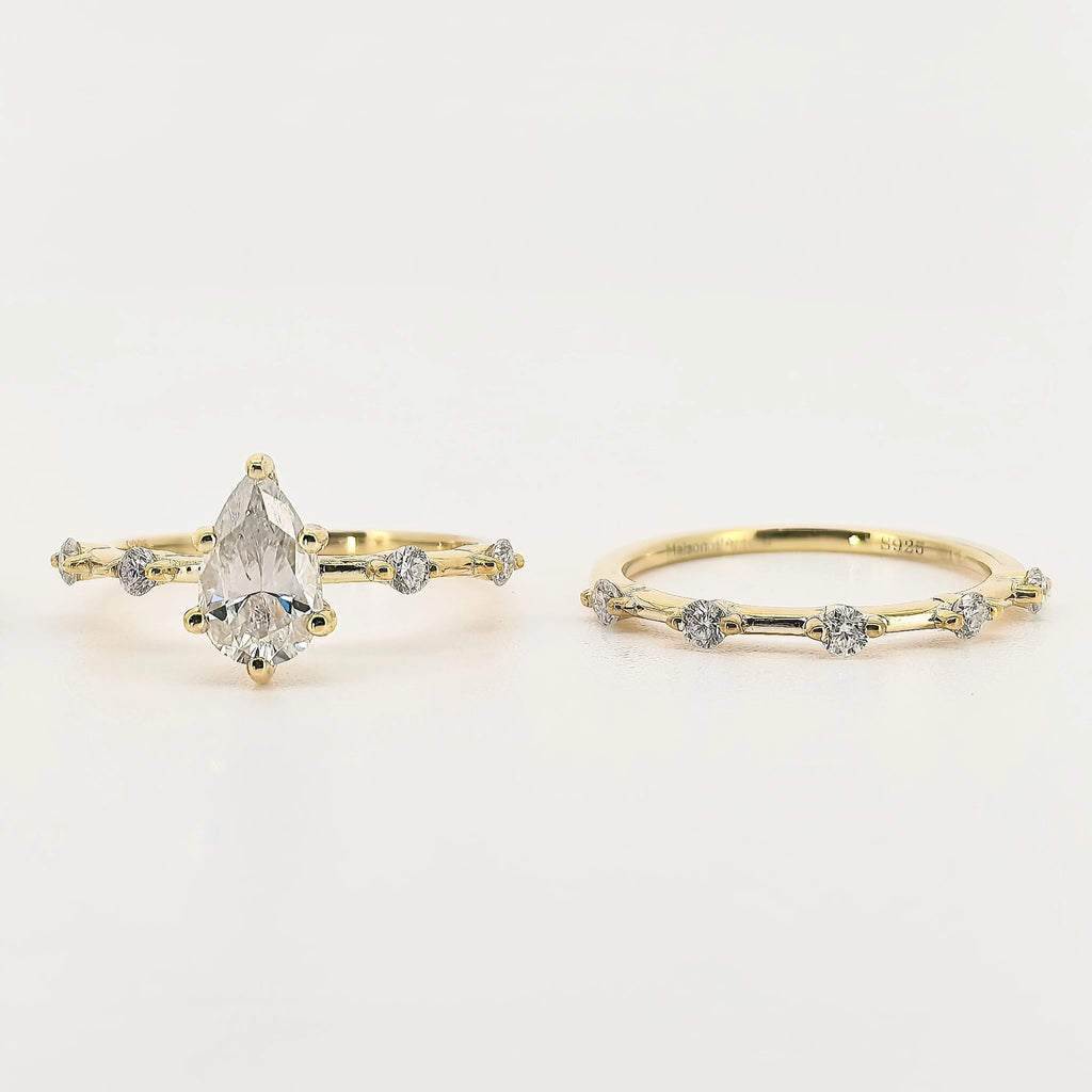Wholesale S925 Sterling Silver Moissanite Rings VVS D Color Moissanite Jewelry GRA Certified Moissanite Ring