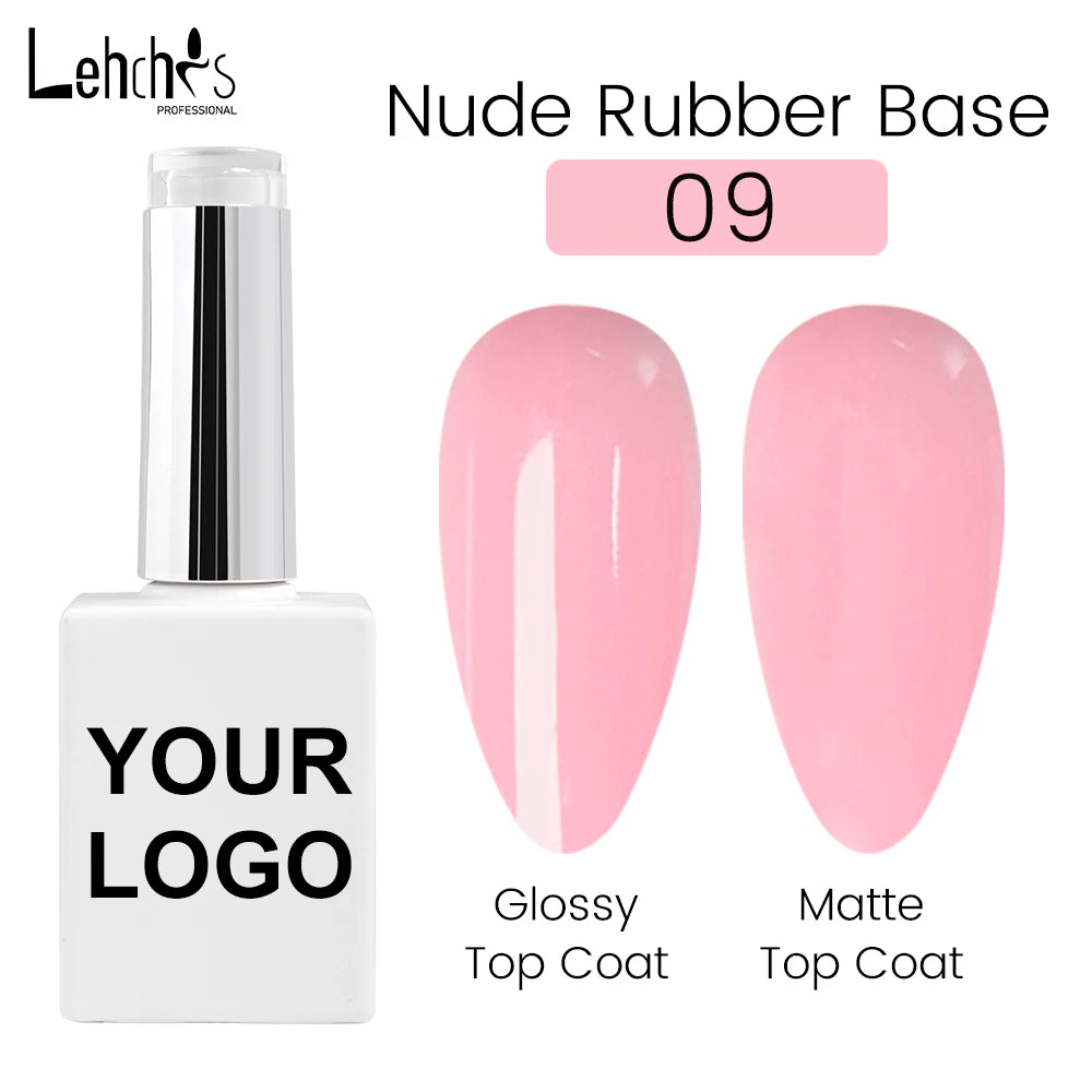 Lehchis 15ml Nude UV Gel Nail Polish Soak off French Nail Camouflage Base Halal Certified for Salon Art Use Customizable Logo