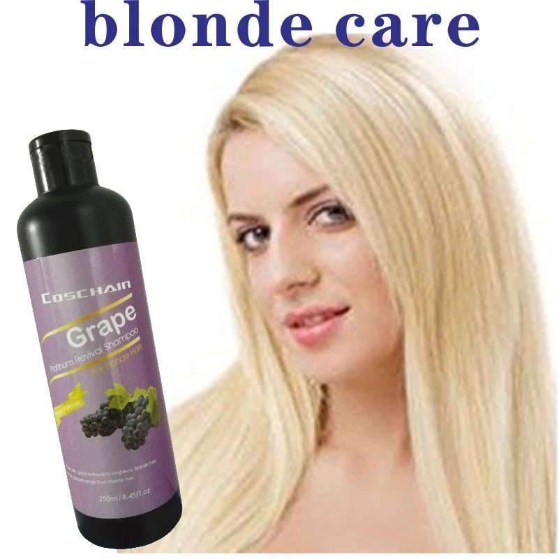No Yellow Purple Color Save Nourishing Silver Shampoo Blonde Platinum Revival Hair Toning Shampoo