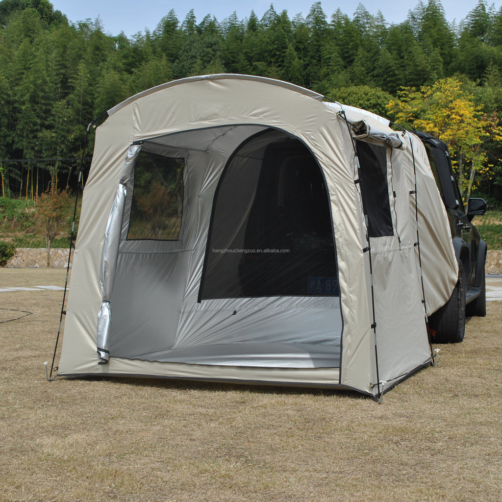 Car Rear Rest Tent Long-distance Driver's Tent 2/3 Person Car Tent, SUV Tailgate Tent, Car Hatchback Tent with Screen Window