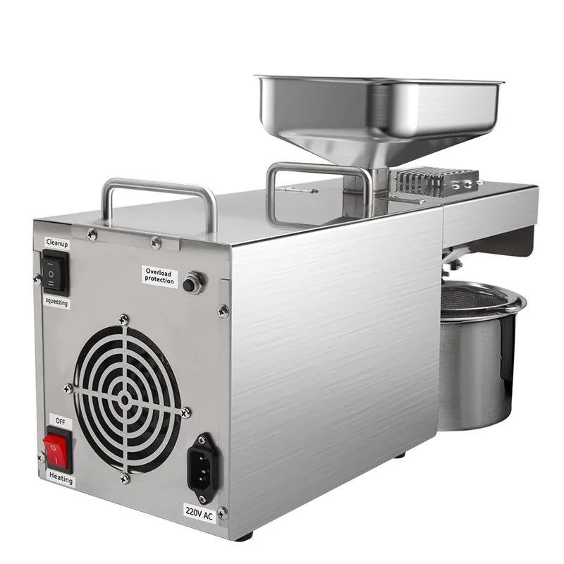 Top Quality Screw Oil Pressers Automatic Cold Press Oil Machine With Temperature Control
