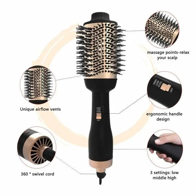 Professional Revlon One Step Hair Dryer Brush Hot Air Volume Brush Blow Dryer Comb