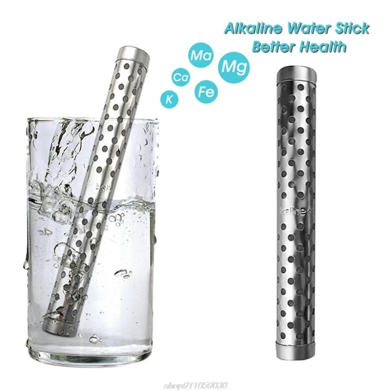 E1PD Mini Portable Alkaline Water 5.28x0.63in Hydrogen Mineral Purifier Naturally Increases Levels/Decreases ORP