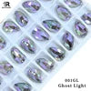 Super Shiny Multi-Color Glass Stone Sew-On Rhinestones for Evening Dress Necklace Earrings Bag Shoes-Special Shape Technique