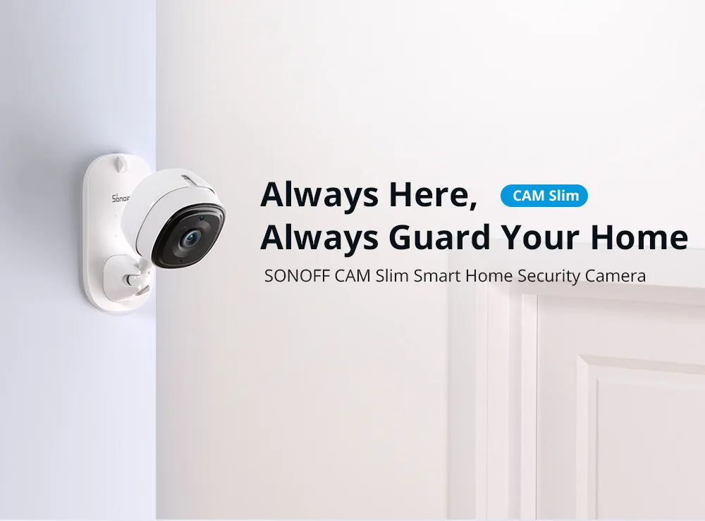 For Sonoff Cam Slim Smart Home Security Camera Wifi-enabled OLED Display Android-based Battery-powered Yiweilian Card Machine