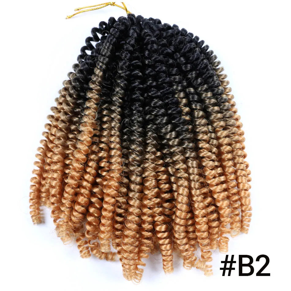 Ombre Spring Twist Braiding Hair Synthetic Crochet Braids Passion Twist Pre-Twist Crochet Hair Extensions Jamaica Bounce Twist